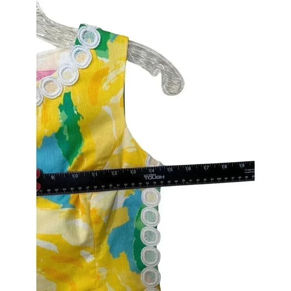 NWT Lilly Pulitzer Yellow Mila Shift Dress First Impressions Sunglow Yellow 00 - Picture 12 of 13
